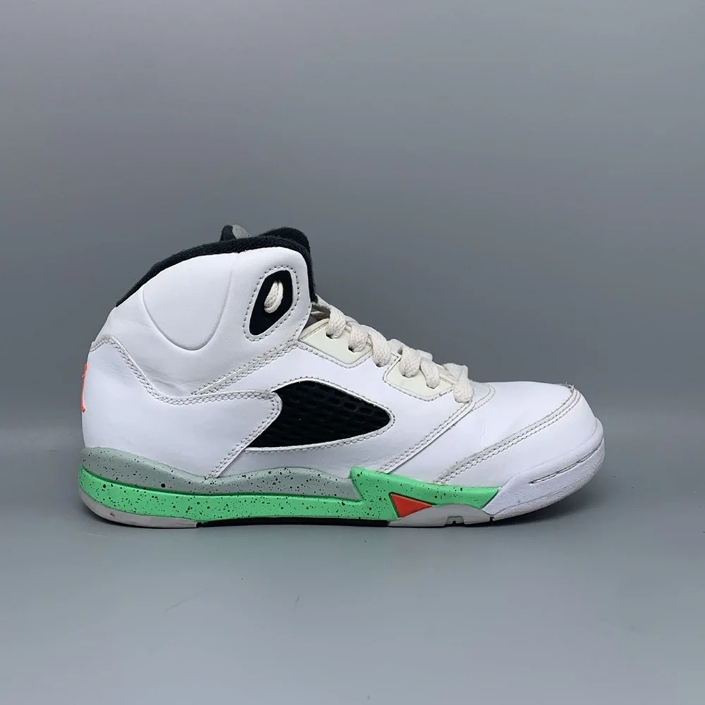 Jordan 5 Retro Poison Green‎ Shoes 440889-115 Youth Sz 3Y